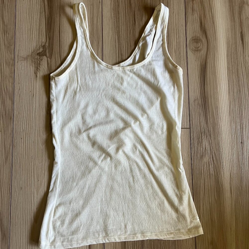 Icebreaker White Merino Tank Top S
